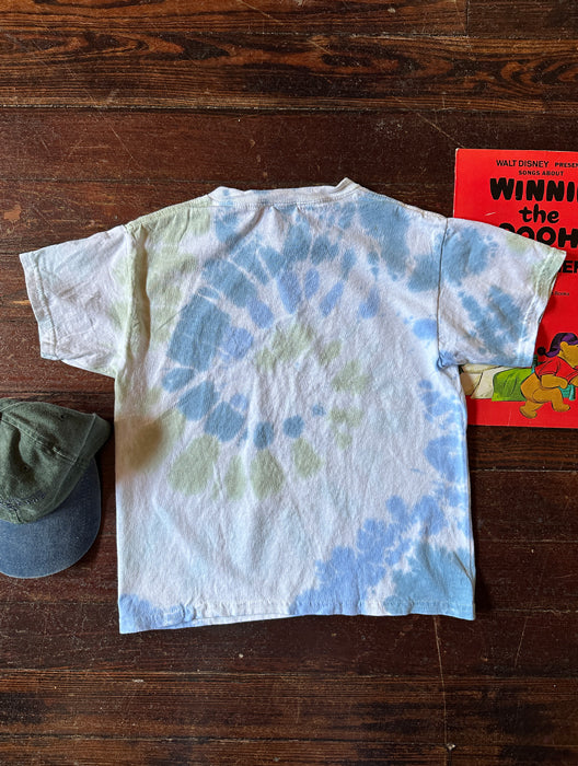 Owen's Fish Camp Youth Tie Dye Tee - Blue/Green