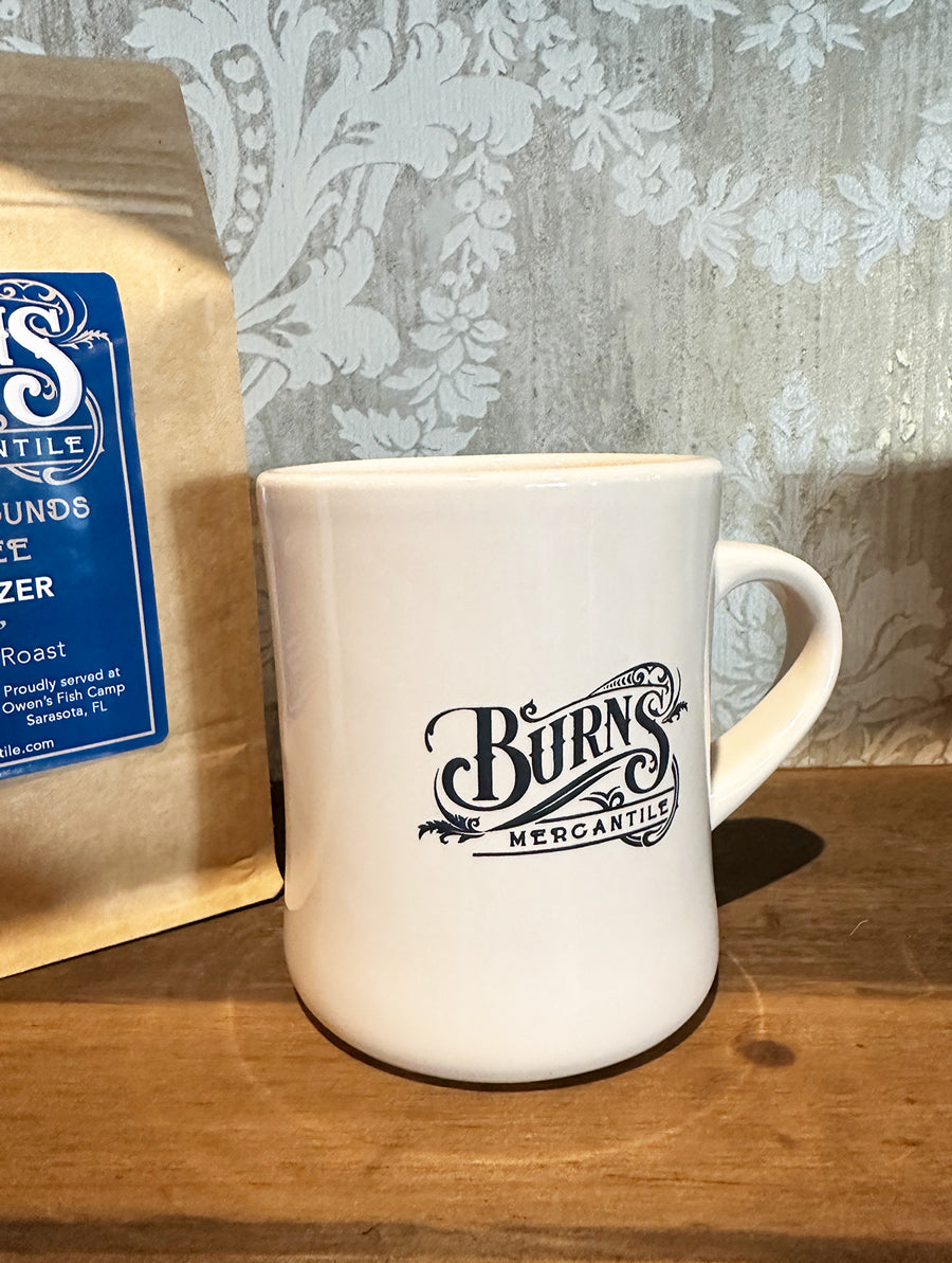 Burns Mercantile Diner Mug - Cream