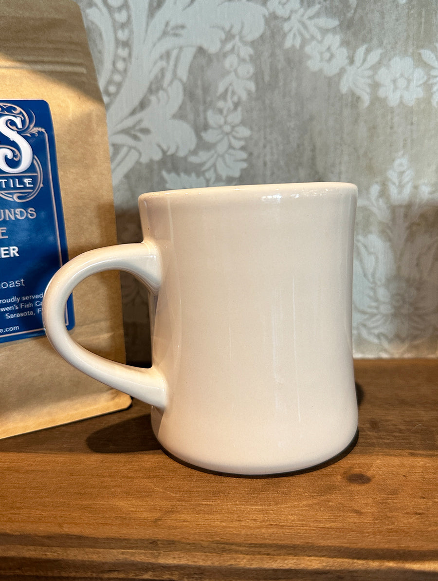 Burns Mercantile Diner Mug - Cream