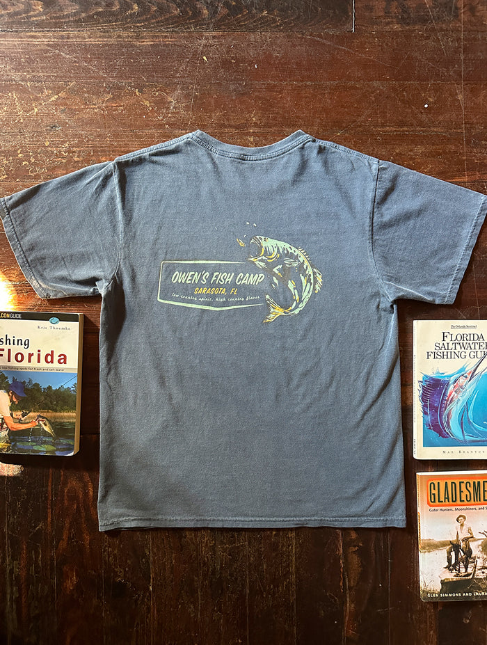 Owen's Fish Camp Low Country S/S - Indigo