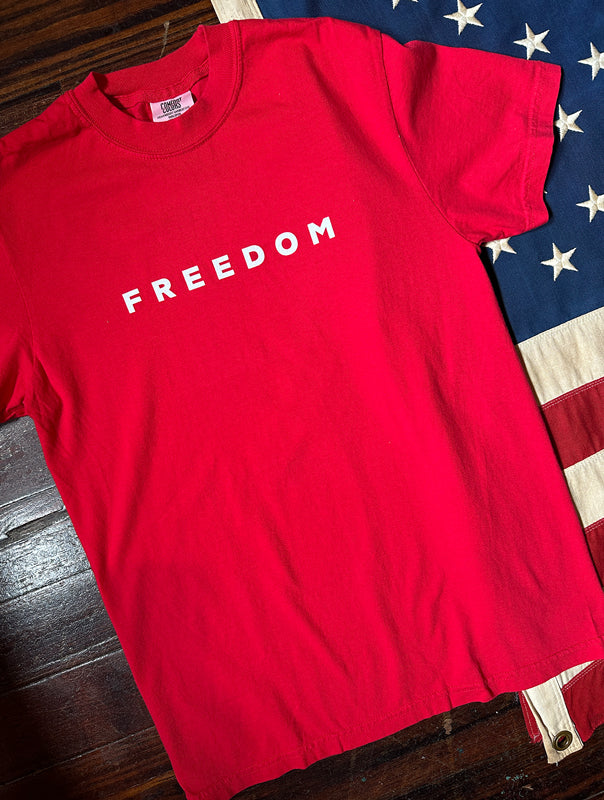 OFC Freedom Tee - Red/White