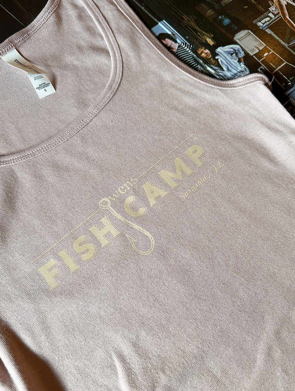 Owen's Fish Camp Classic Logo Tank Since 2010 - Mauve