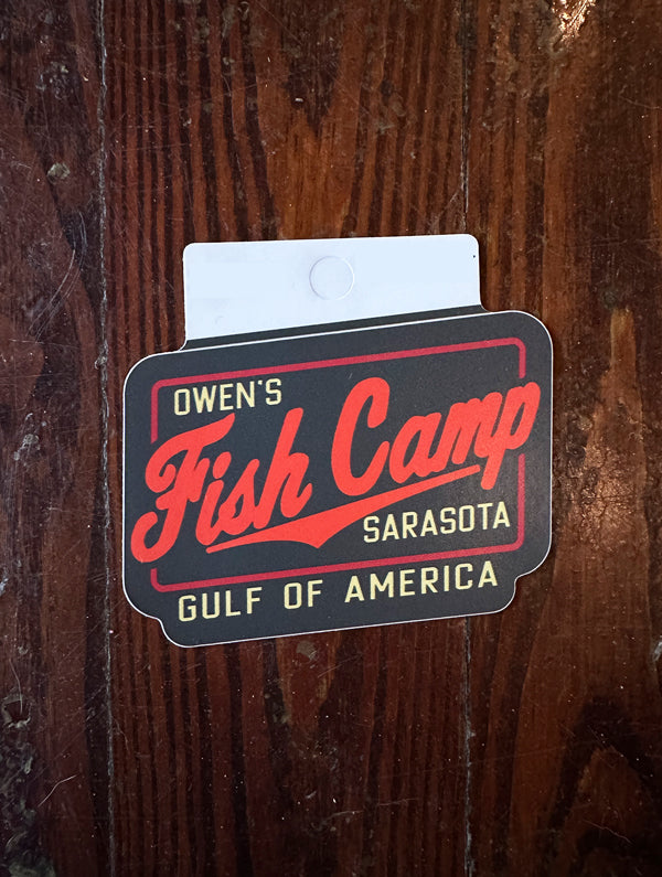 Owen's Fish Camp Gulf of America Sticker