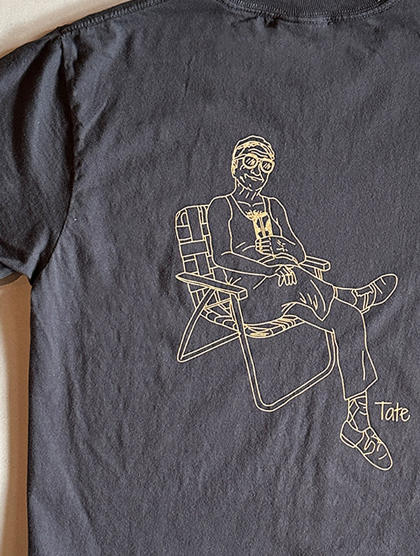 Owen's Fish Camp S/S Tate - Graphite/Tan