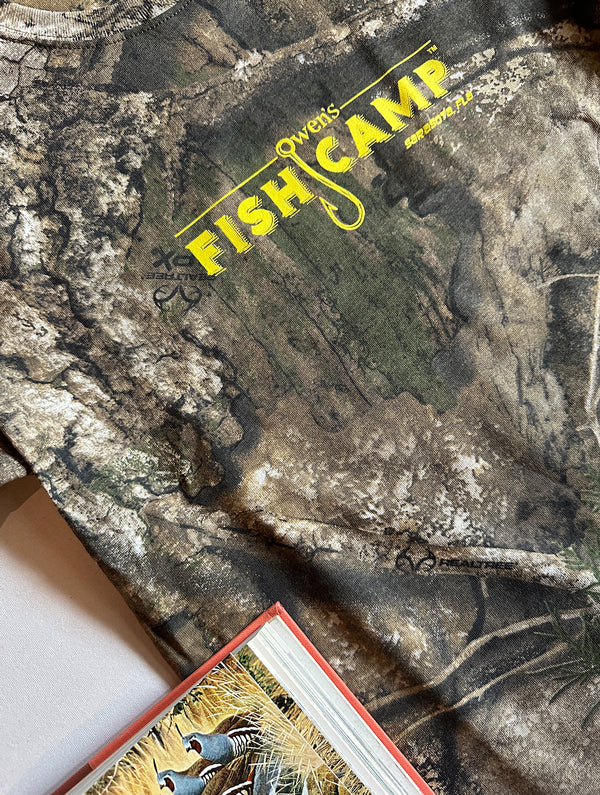 Owen's Fish Camp Real Tree Tate Tee - Camo