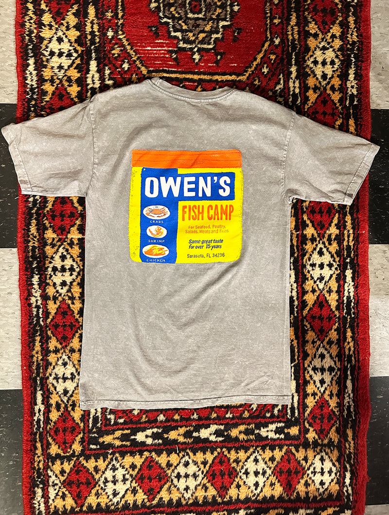 Owen's Fish Camp Seasoning Tee - Steel Grey