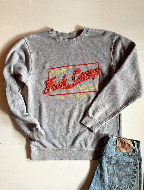 Camper Stitch Pullover Sweatshirt - Steel Grey
