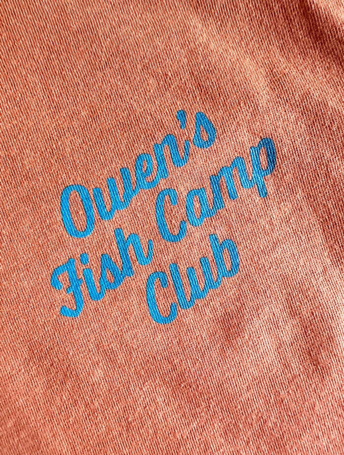 OFC Club Tee - Peach/Light Blue