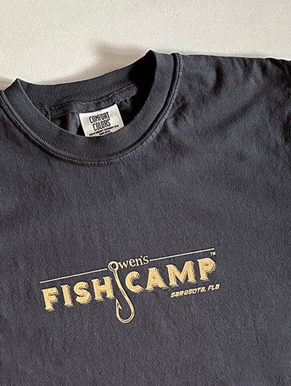 Owen's Fish Camp S/S Tate - Graphite/Tan