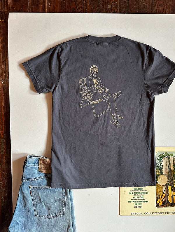 Owen's Fish Camp S/S Tate - Graphite/Tan