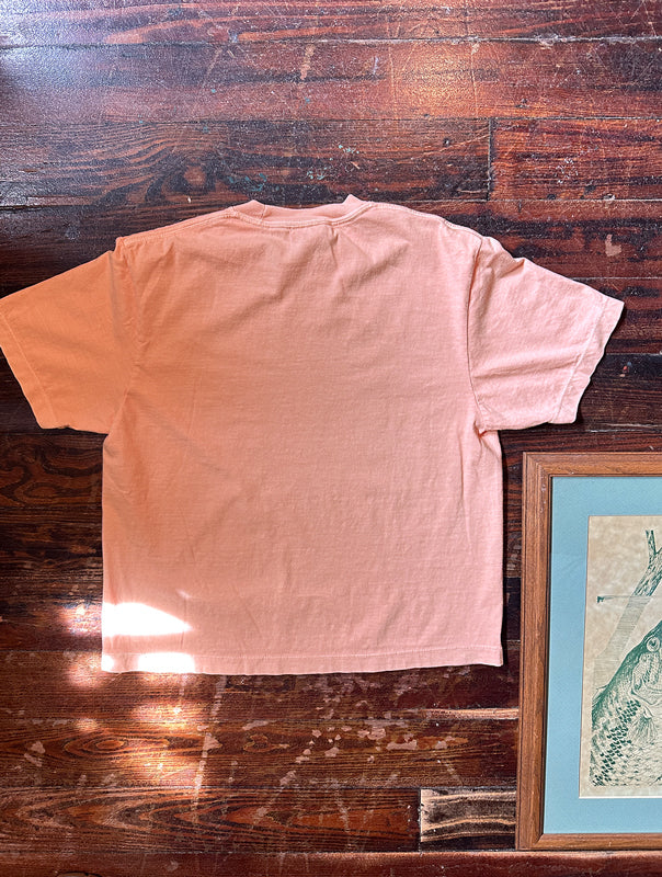 OFC Script Womens Boxy Tee - Peach/Violet
