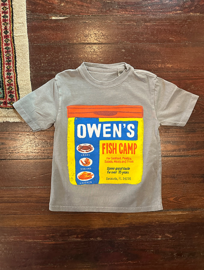 Owen's Seasoning Youth Tee - Steel