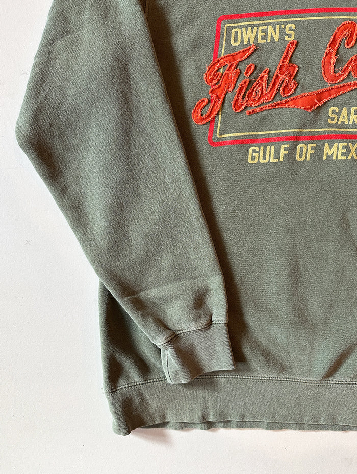 Camper Stitch Pullover Sweatshirt - Basil