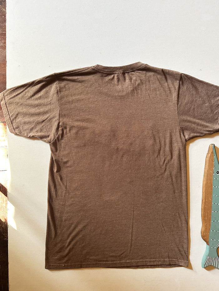 Camper Stitch Tee - Heather Mahogany