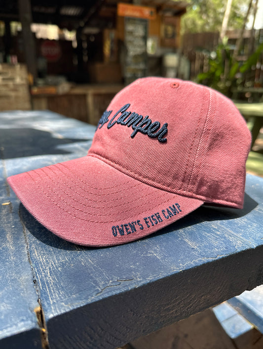 OFC Happy Camper Hat - Faded Brick/Navy