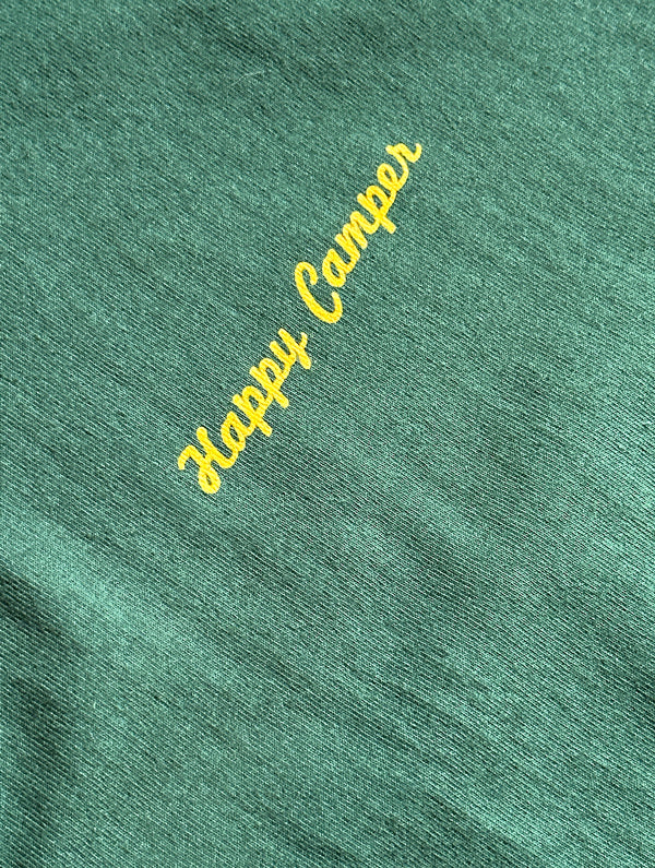 Happy Camper - Dark Green/Yellow