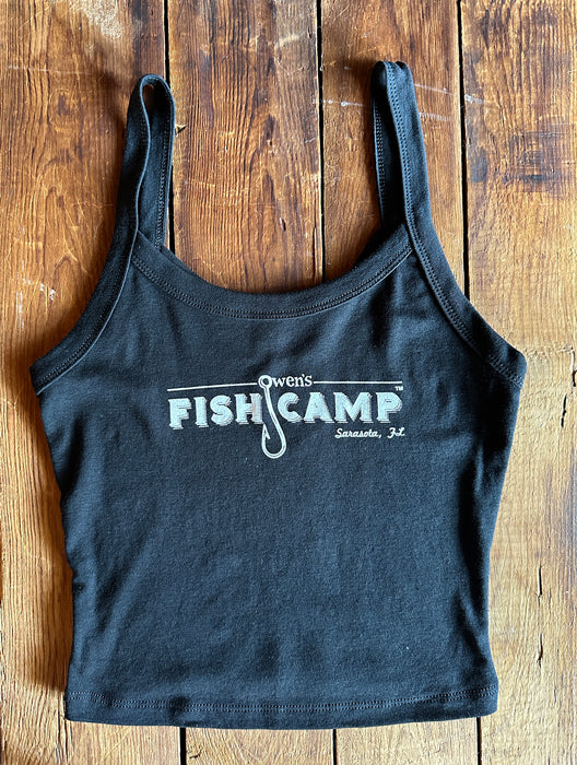 Owen's Fish Camp Women's "Baby" Tank  - Black