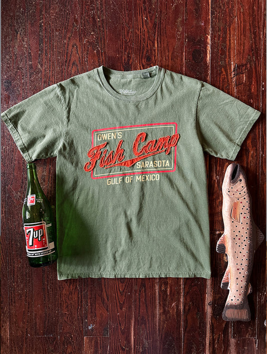 OFC Camper Stitch Tee - Basil