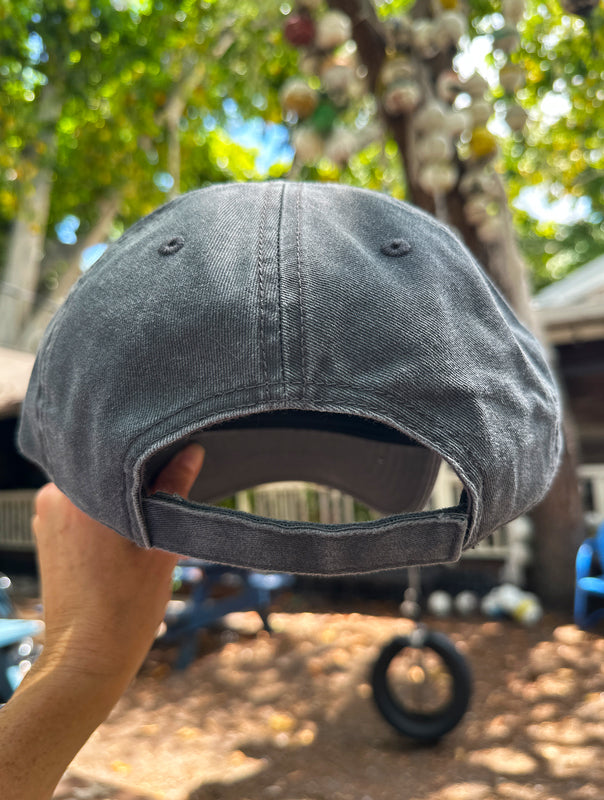 OFC Classic Logo Dad Hat - Charcoal/Champagne