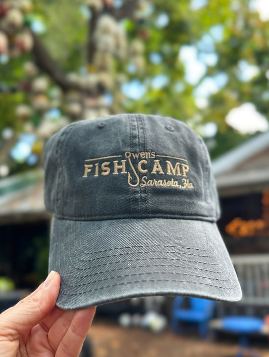 OFC Classic Logo Dad Hat - Charcoal/Champagne