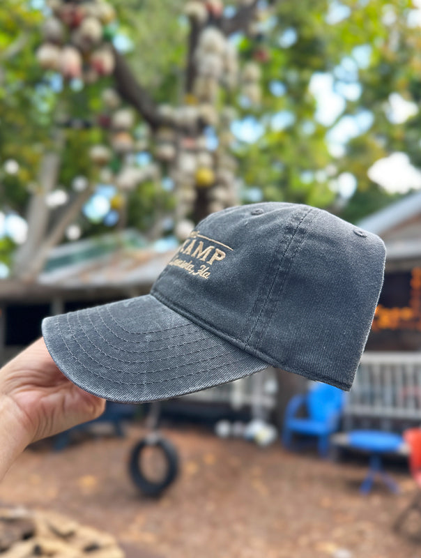 OFC Classic Logo Dad Hat - Charcoal/Champagne