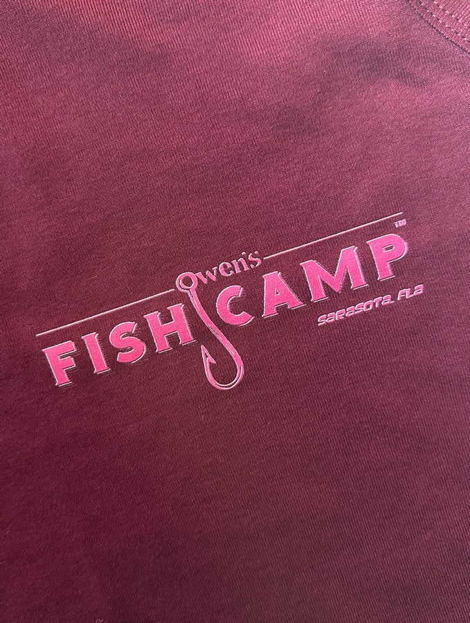 OFC Racer Tank - Maroon/Hot Pink
