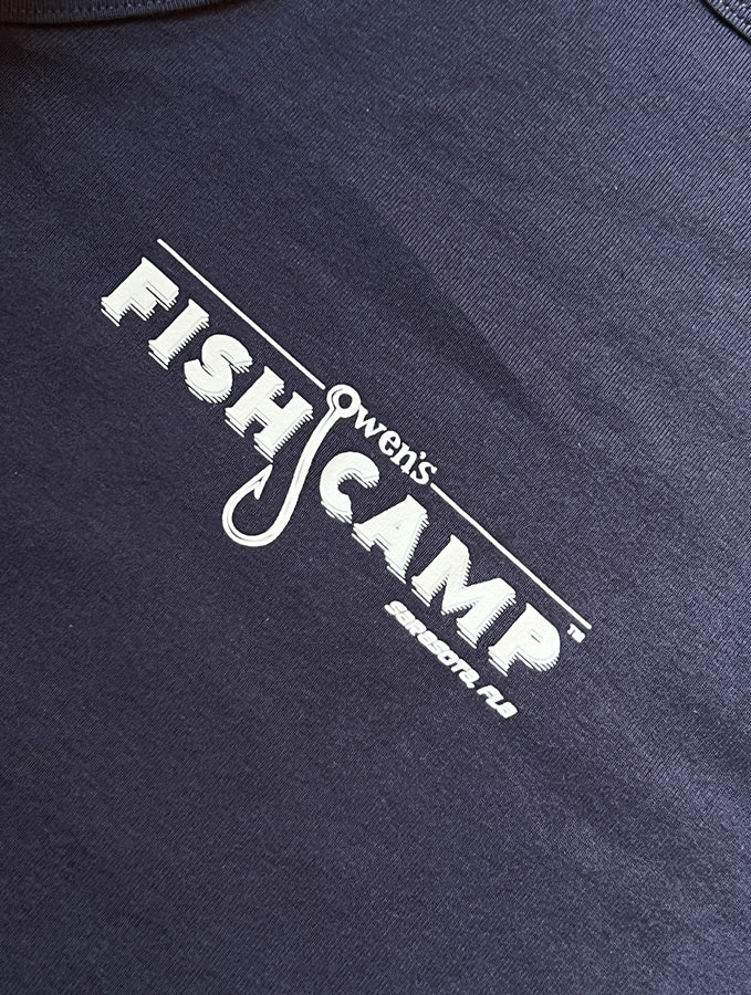 OFC Racer Tank -Navy/White