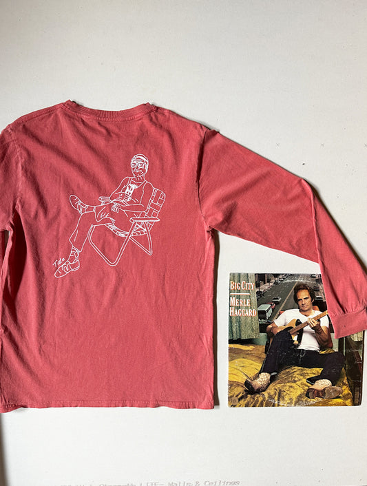 OFC Classic L/S Tate - Pale Red/White