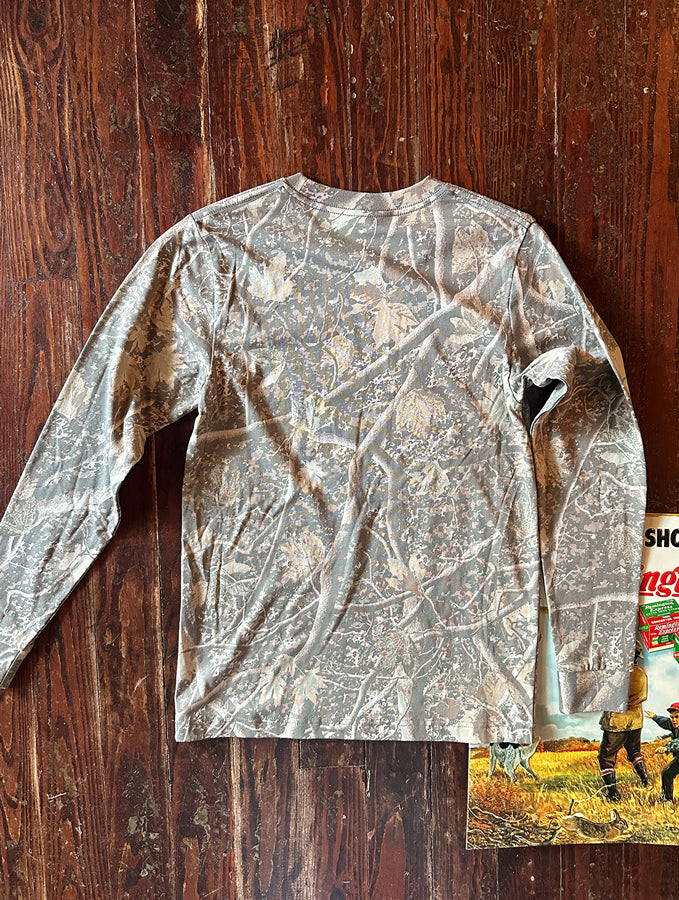 OFC Light Camo L/S Tee - Camo/Orange/Red