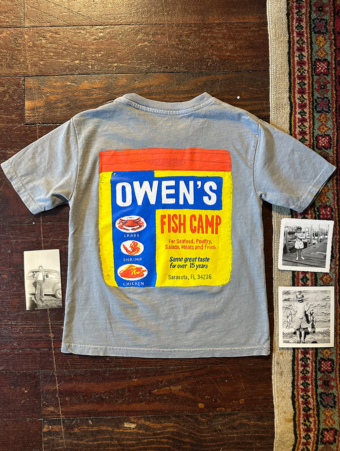 Owen's Seasoning Youth Tee - Steel