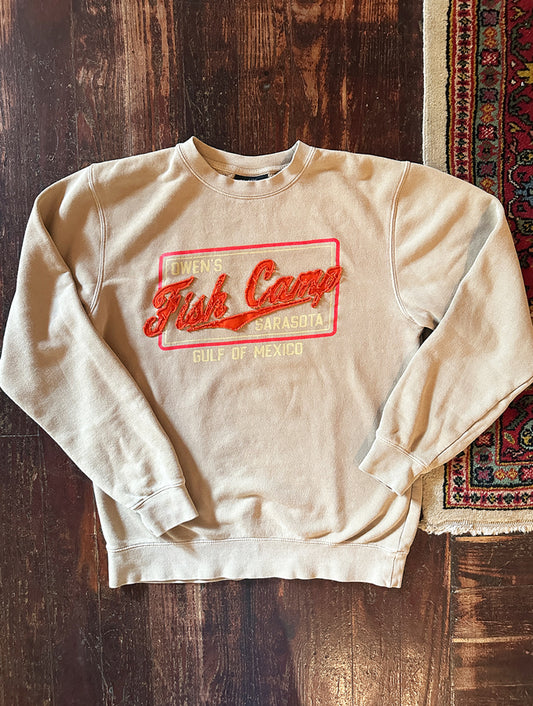 Camper Stitch Pullover Sweatshirt - Khaki