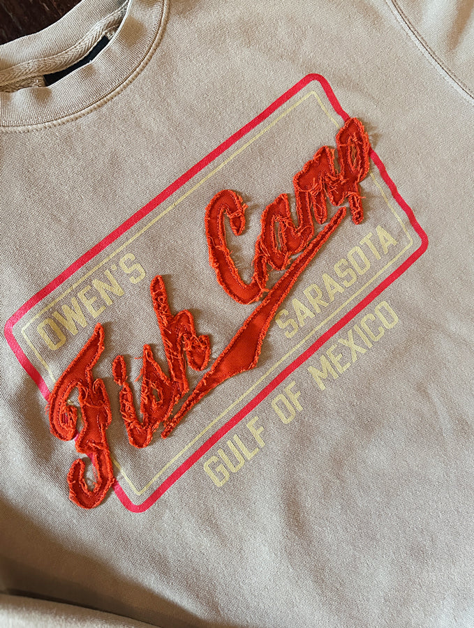Camper Stitch Pullover Sweatshirt - Khaki